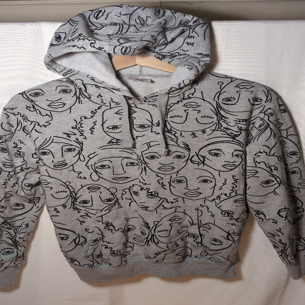 Maya Angelo Caged Bird Legacy Yourh Graphic Hoodie, Size M (7-9)